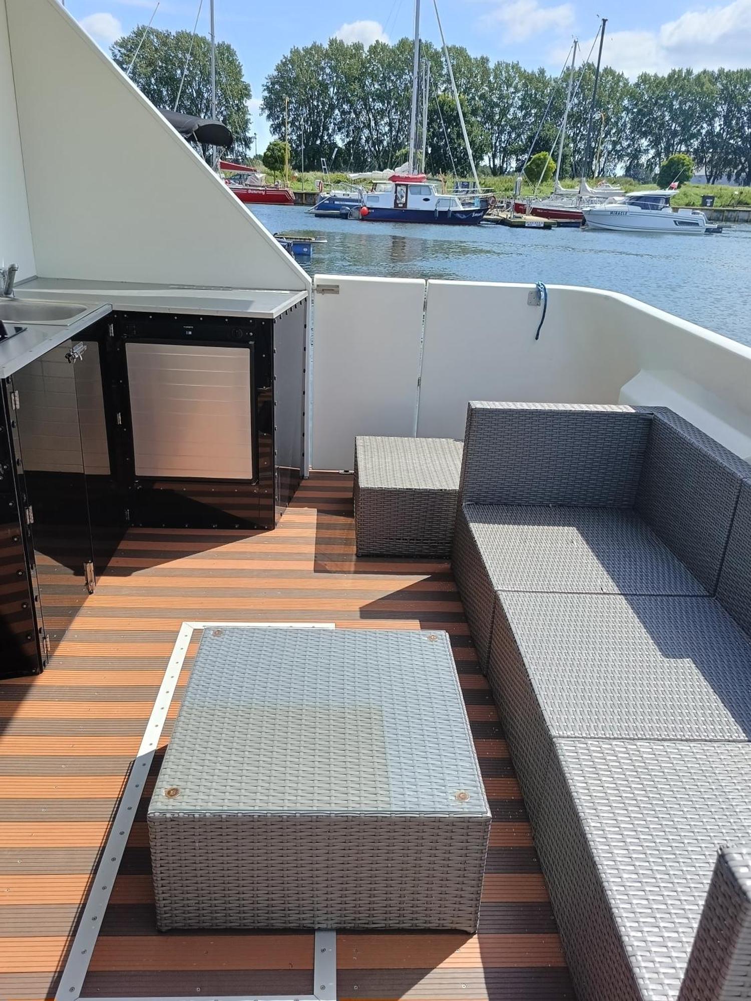 Appartamento Sunrise Houseboat Świnoujście Esterno foto